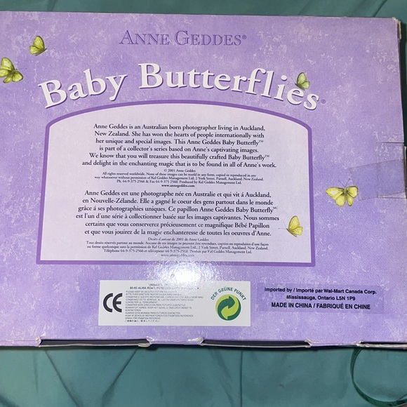 Baby butter fly Anne Geddes - Picture 5 of 9